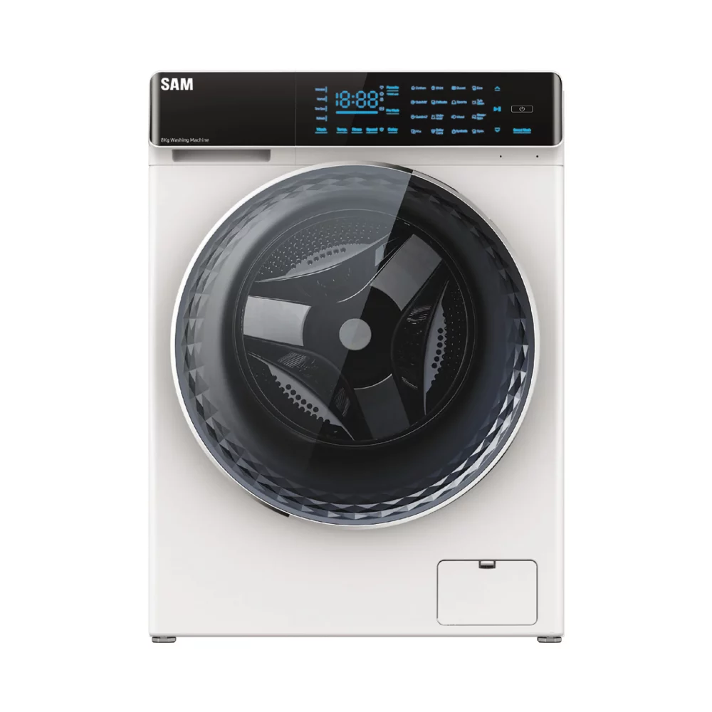 ماشین لباسشویی 9 کیلوگرم اتوماتیک سام مدل P1485/W سفید