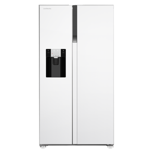 یخچال فریزر ساید بای ساید اتوماتیک ایکس ویژن مدل HS550-Wi سفید