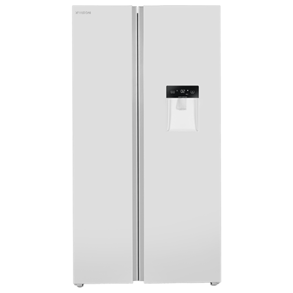 یخچال و فریزر ساید بای ساید ایکس ویژن مدل TS552-AWD سفید