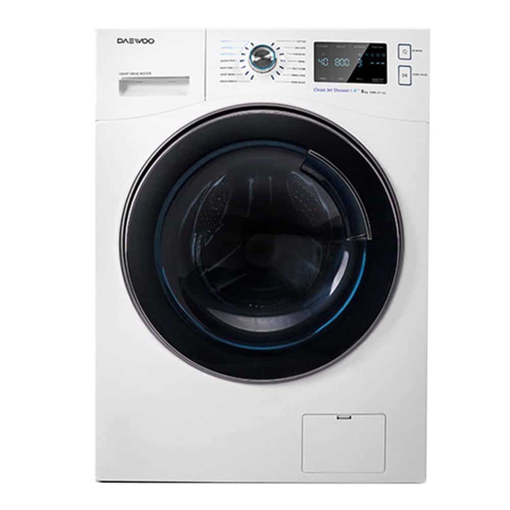 ماشین لباسشویی اتوماتیک دوو مدل LM-881W سفید ظرفیت 8 کیلوگرم