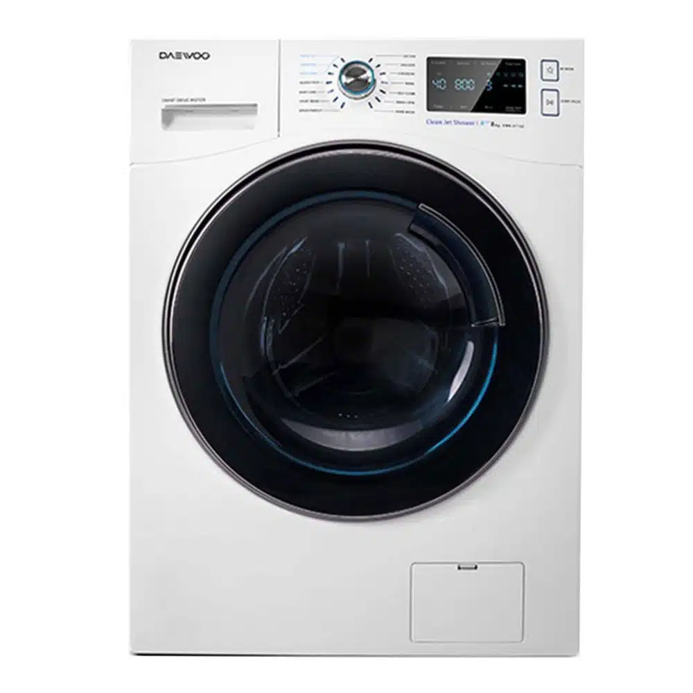 ماشین لباسشویی اتوماتیک دوو مدل LM-881W سفید ظرفیت 8 کیلوگرم